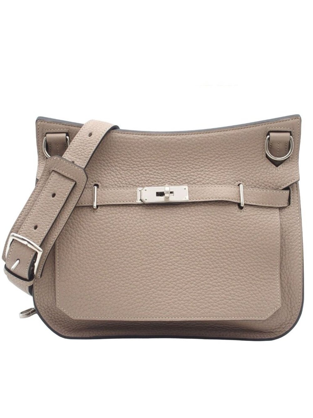 Hermes Jypsiere 28 Silver Taurillon Clemence